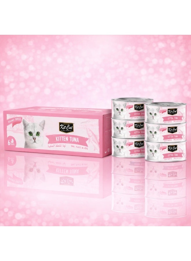 Kit Cat Super Premium Kitten Tuna in Aspic 50g (Pack of 6) - Image 1